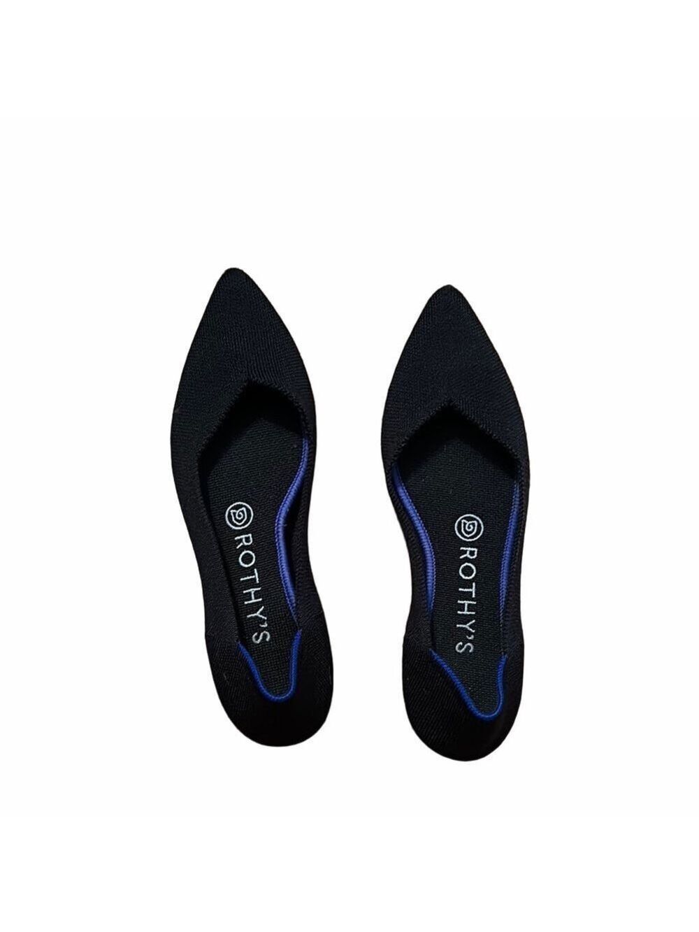 Rothy's Black Pointed Toe Flats Size 7